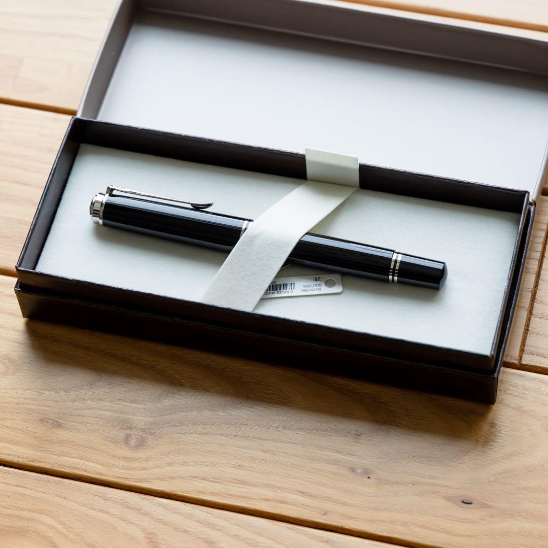 （美品）Pelikan スーべレーンM805 EF 黒 万年筆 ケース付き