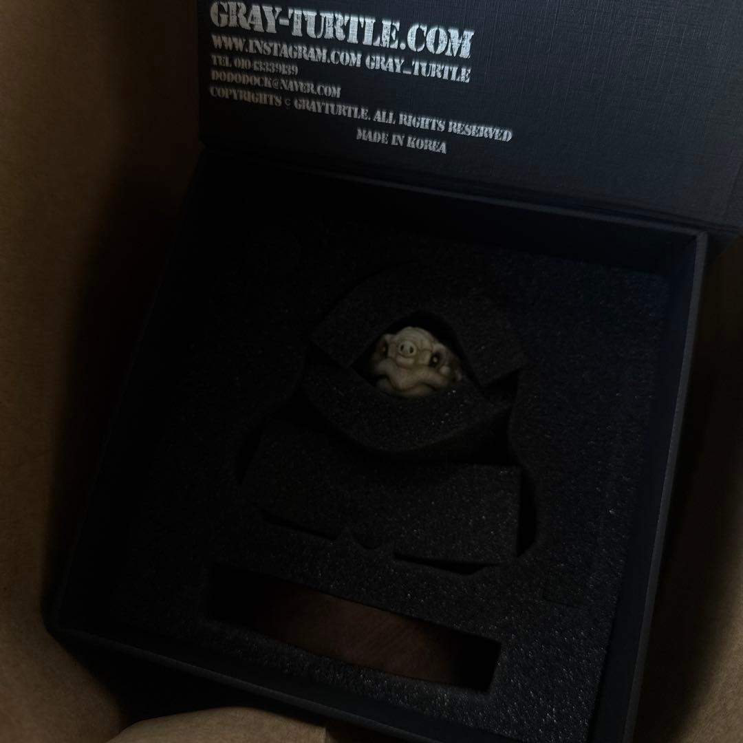 羅本製所 ROBINCERAMICSTUDIO gray turtle 20体限