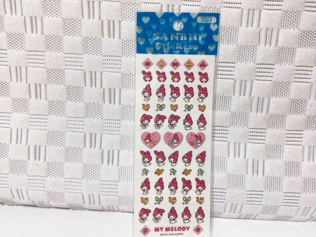 平成レトロ サンリオ ❤︎マイメロ❤︎ ❤︎キキララ❤︎ エンボスラメシール 5枚セット
