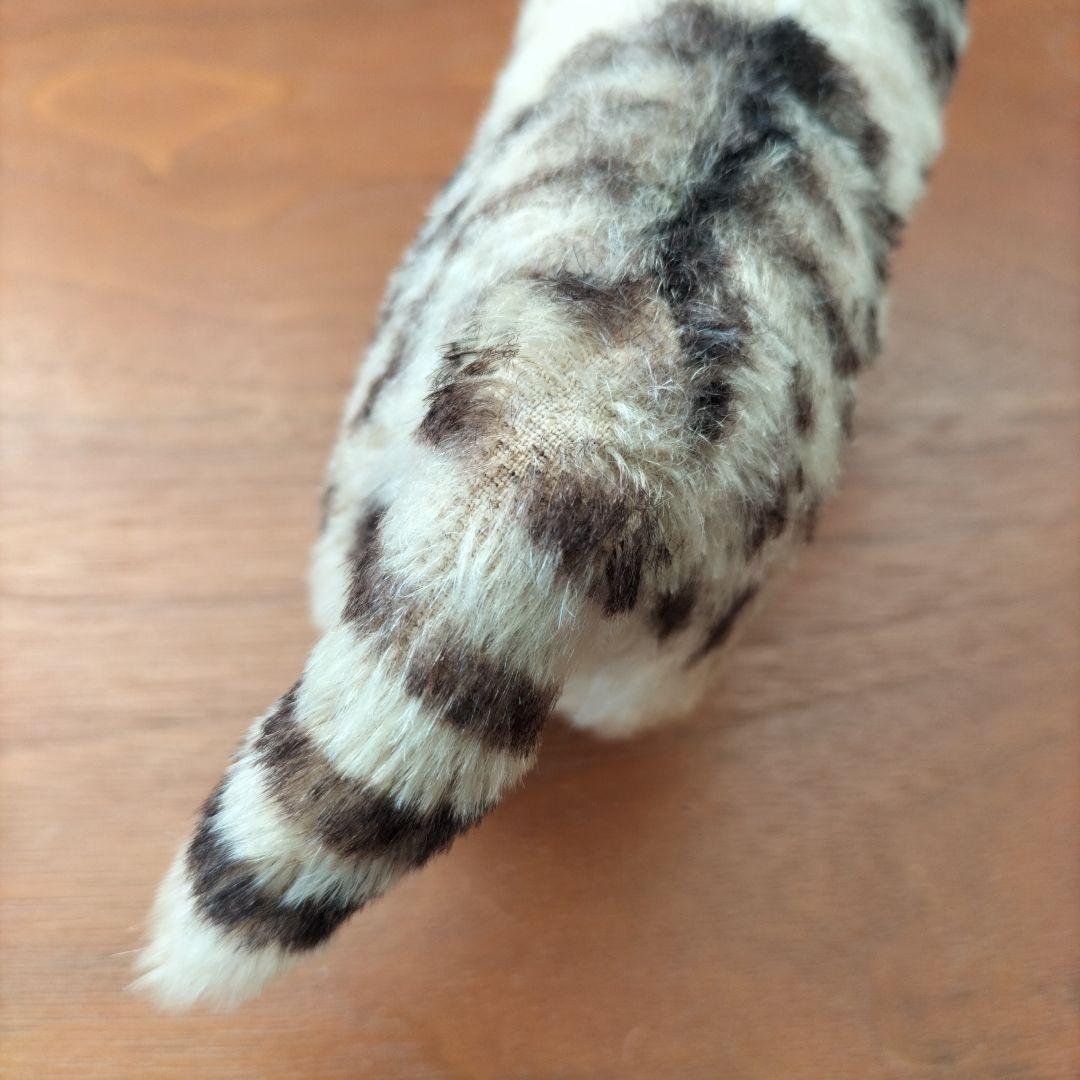 ビンテージ　シュタイフ　Tabby　キャット　猫　ちょっと訳あり