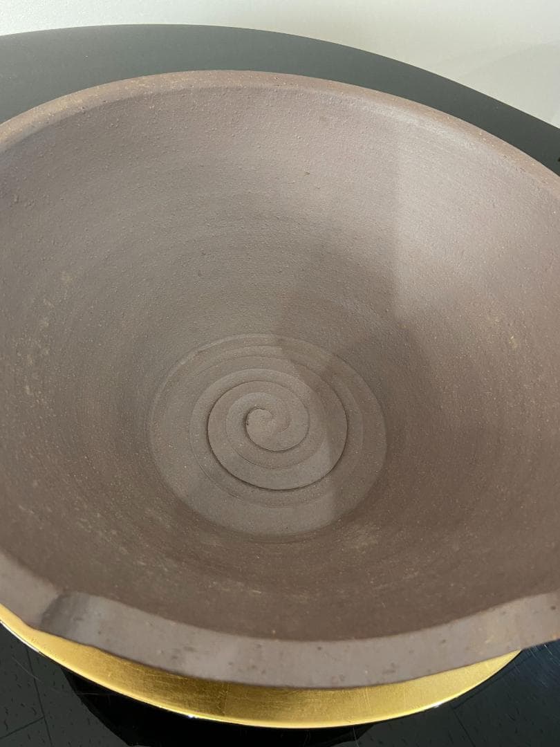 瓶懸 火鉢　井上春峰 作 茶道具　土風炉（美品)フトン付き