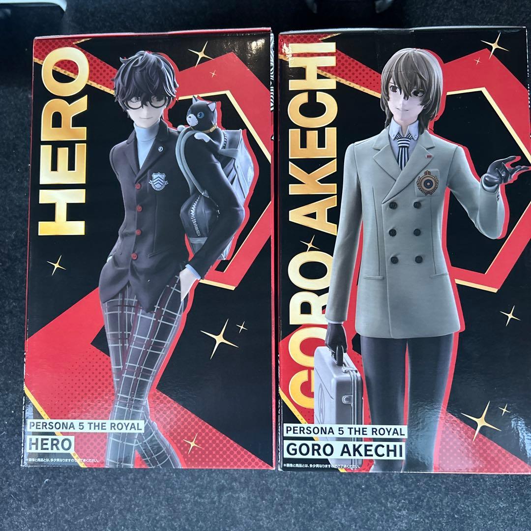 一番くじ　『ペルソナ５ ザ・ロイヤル』　　A賞 主人公・B賞 明智小五郎セット