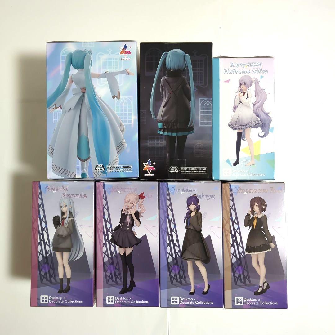 プロセカ 初音ミク 暁山瑞希 宵崎奏 朝比奈まふゆ 東雲絵名 フィギュア