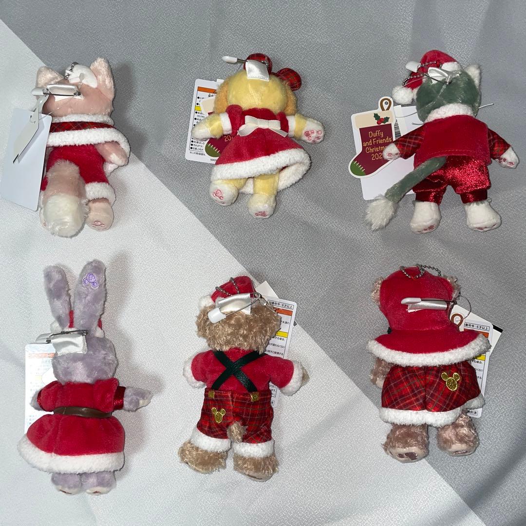 ぬいぐるみバッジ　2024クリスマス　ディズニーシー