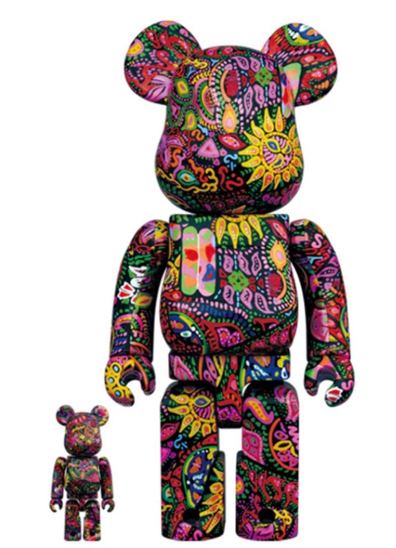 ベアブリック　Psychedelic Paisley  hide