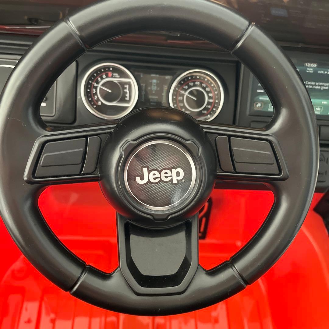 ジープ　ラジコン　オレンジ　電動車用ラジコンカー　キッズカー