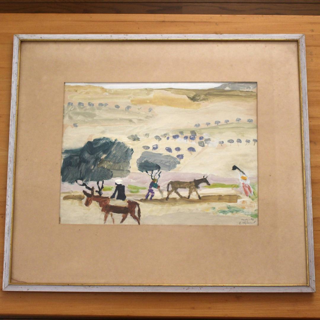 【一点物・超貴重】Erik Hoglund　エリックホグラン　油彩画　北欧アート