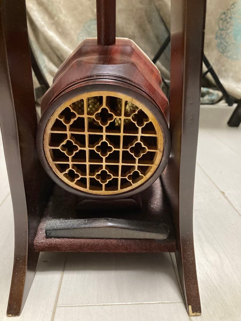 新品未使用 龍頭彫刻 中胡/中国輸入品 低音二胡