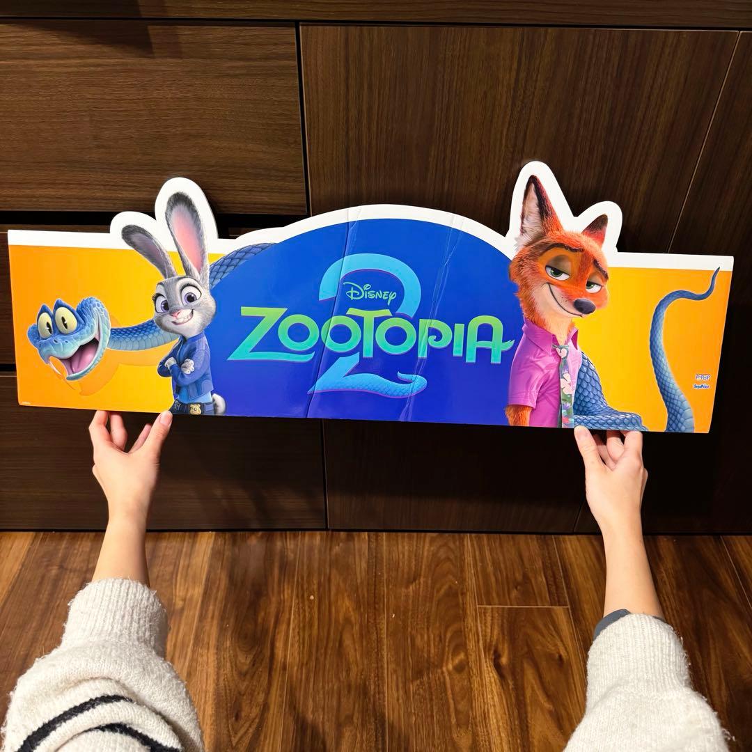 ズートピア2 店頭用 トップボード ゲーセン販促 ディズニー 非売品 写真状態