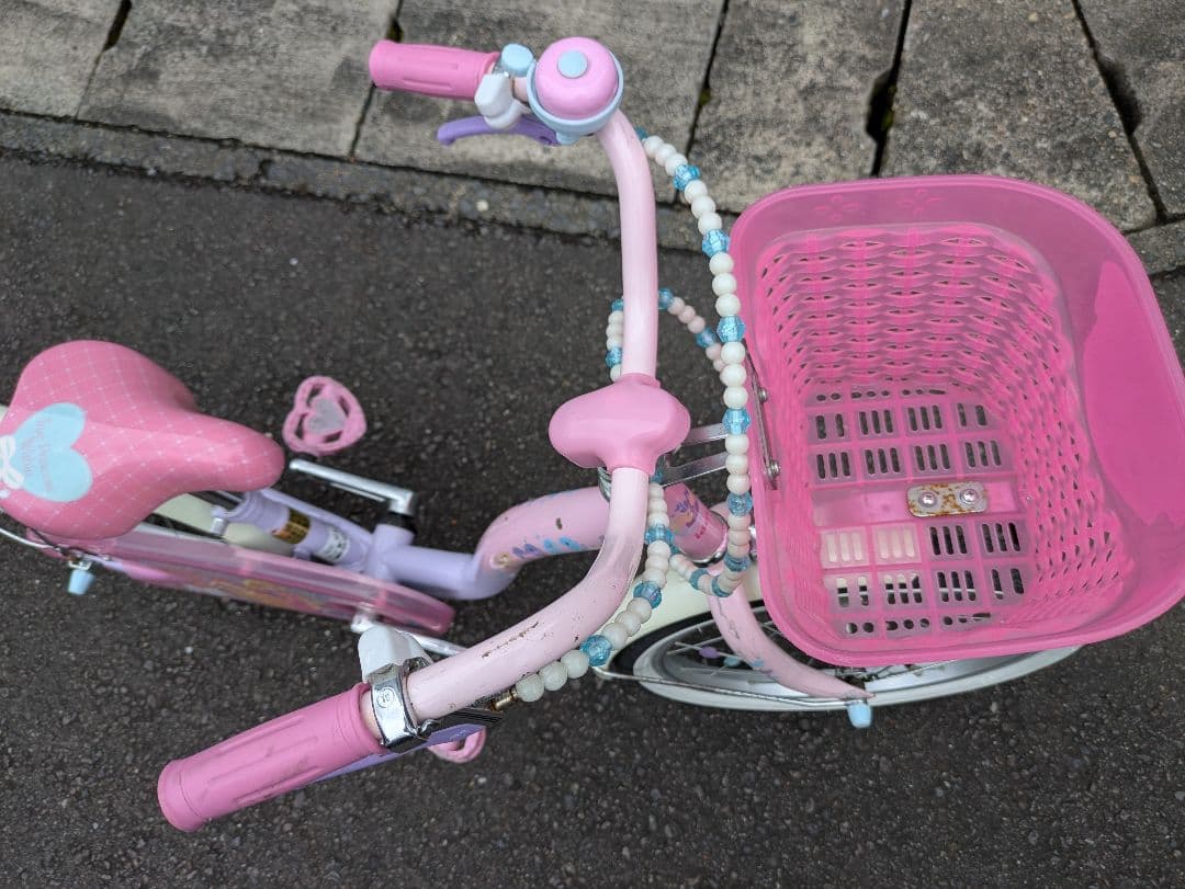 アイデス プリンセス ディズニー 自転車 18インチ 子供 女の子 各務原引取り
