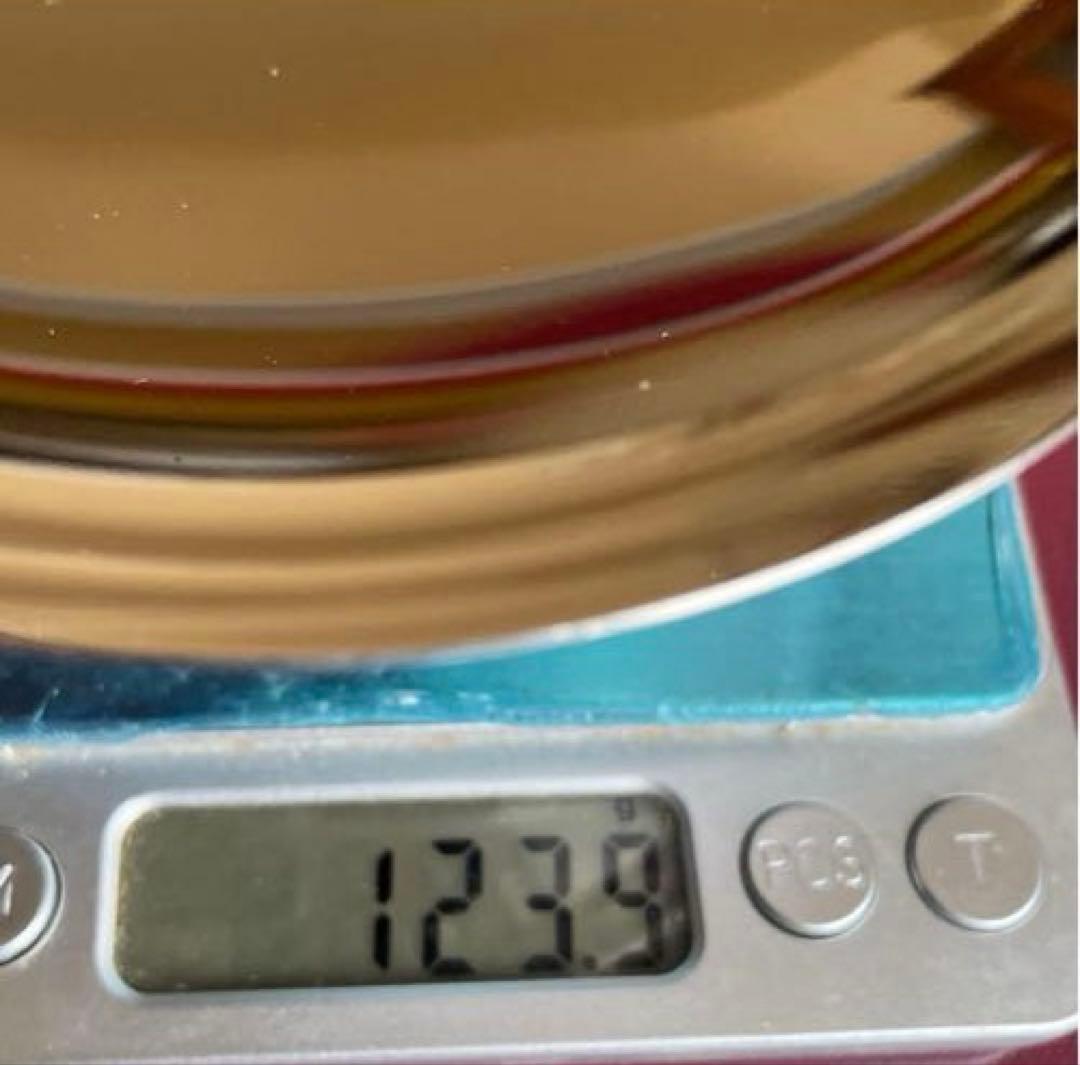 純銀製 円形脚付き盃 木箱付き（新品未使用）