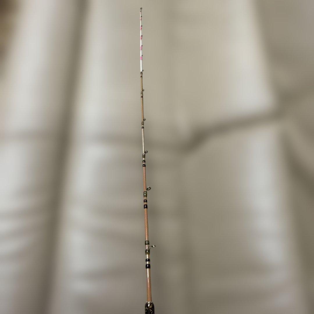 伊勢海老竿　穴釣り　布袋竹　ハンドメイド