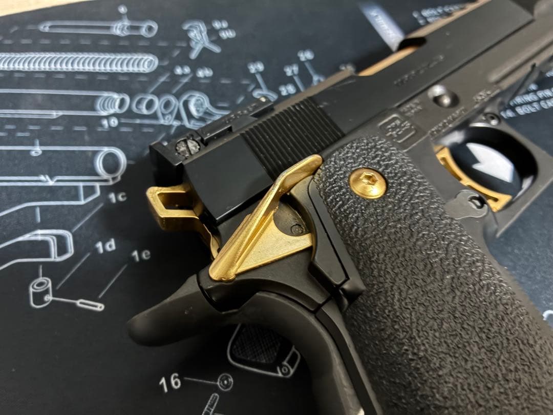 東京マルイ Hi-CAPA 5.1 ゴールドマッチ 本体＋マガジン4本セット
