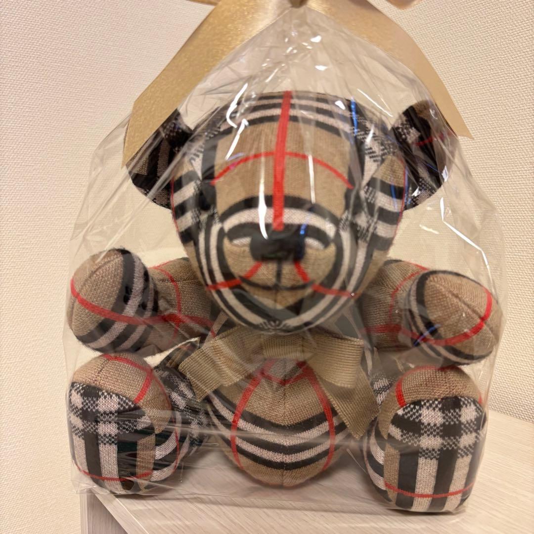 BURBERRY テディベア ベア くま ぬいぐるみ ノバチェック