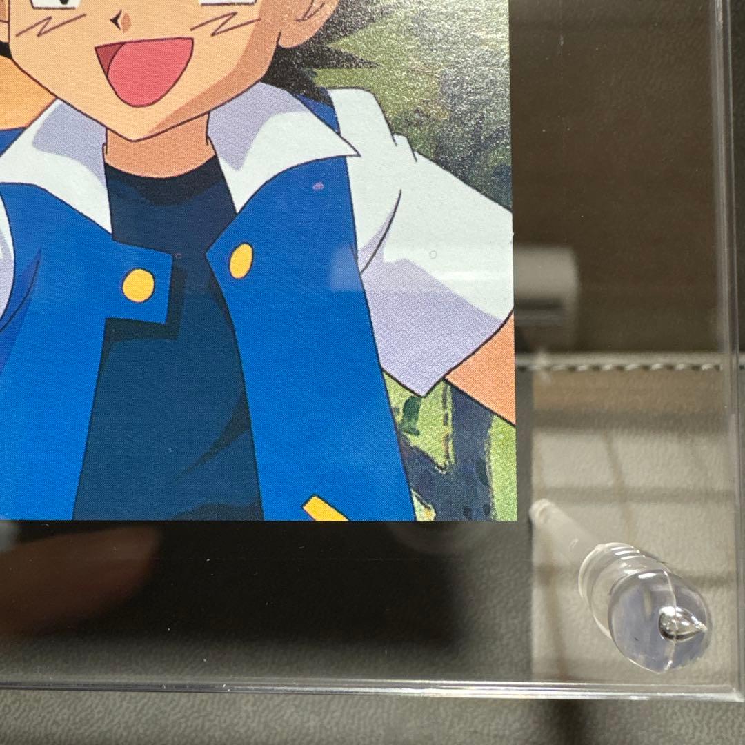 ポケモン てれびくん 赤 ポストカード サトシ ピカチュウ ---1