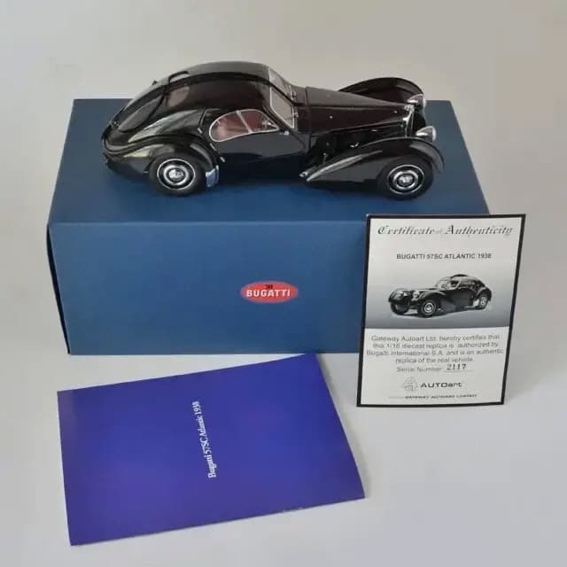 AUTOart 1/18[ 希少品]ブガッティ 57SC アトランティック BL