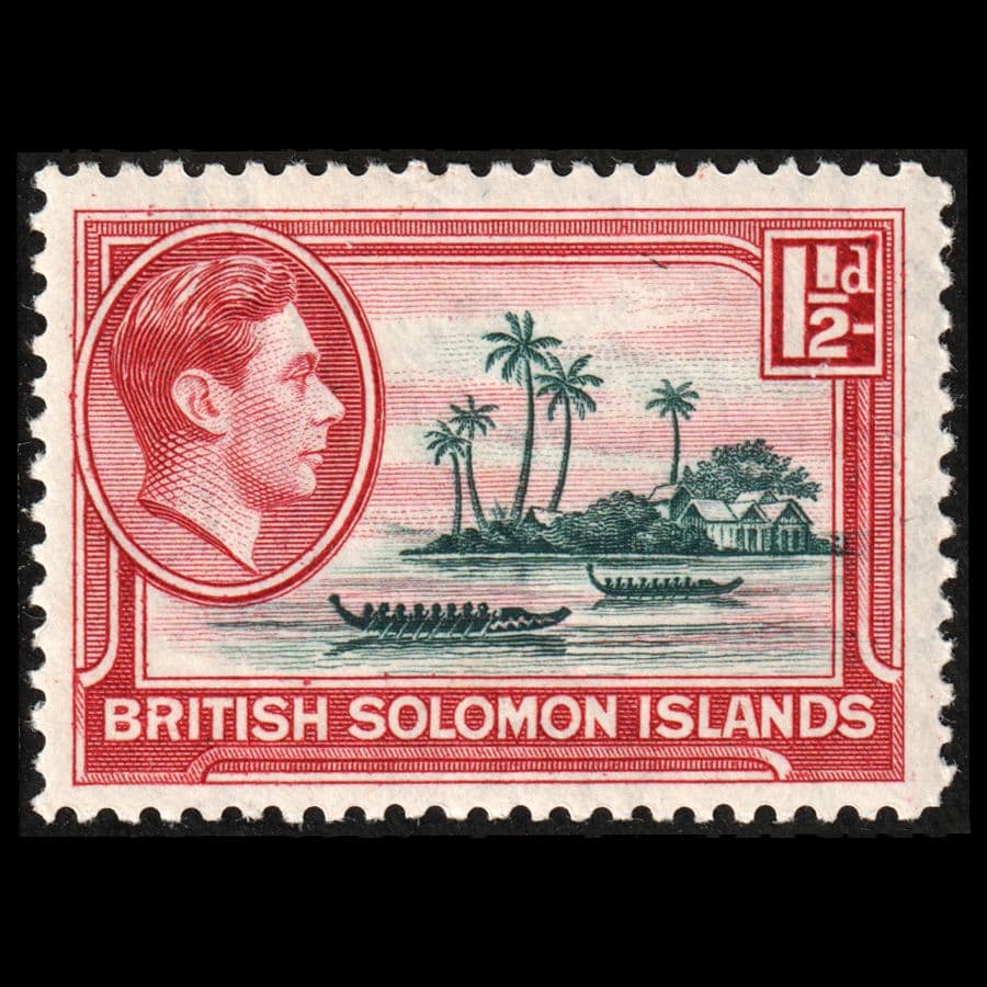 普通切手（イギリス領ソロモン諸島 1939年）