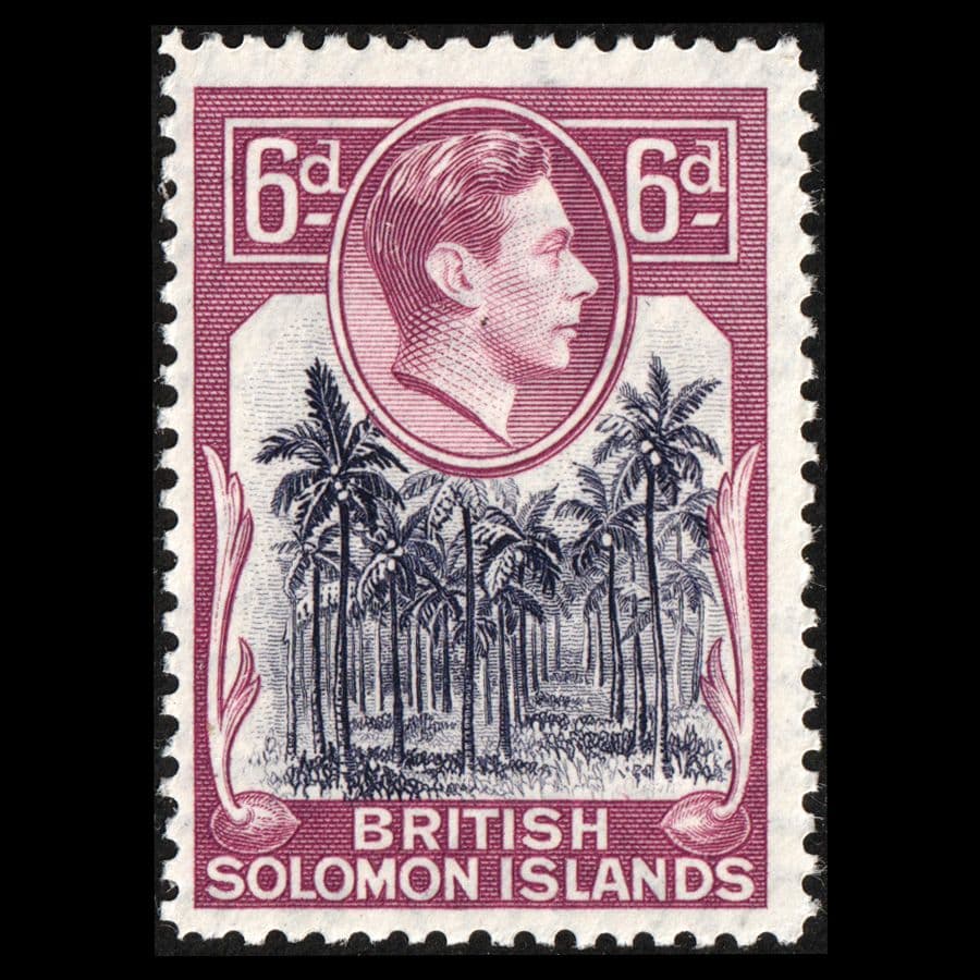 普通切手（イギリス領ソロモン諸島 1939年）