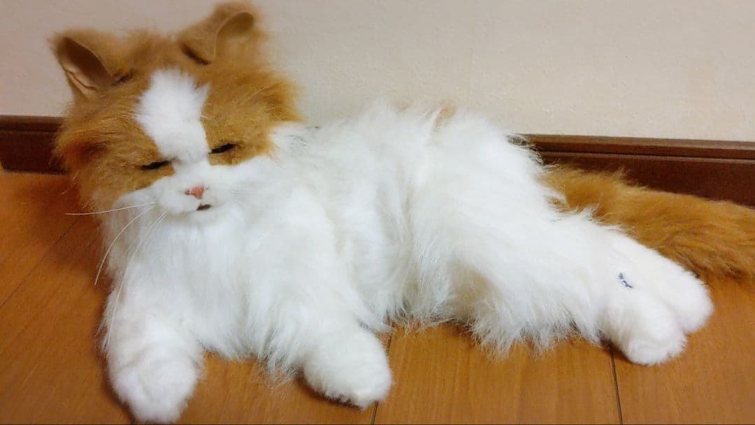 リアル 美品 動く 鳴く 等身大 バーチャルペット ロボット おもちゃ ねこ