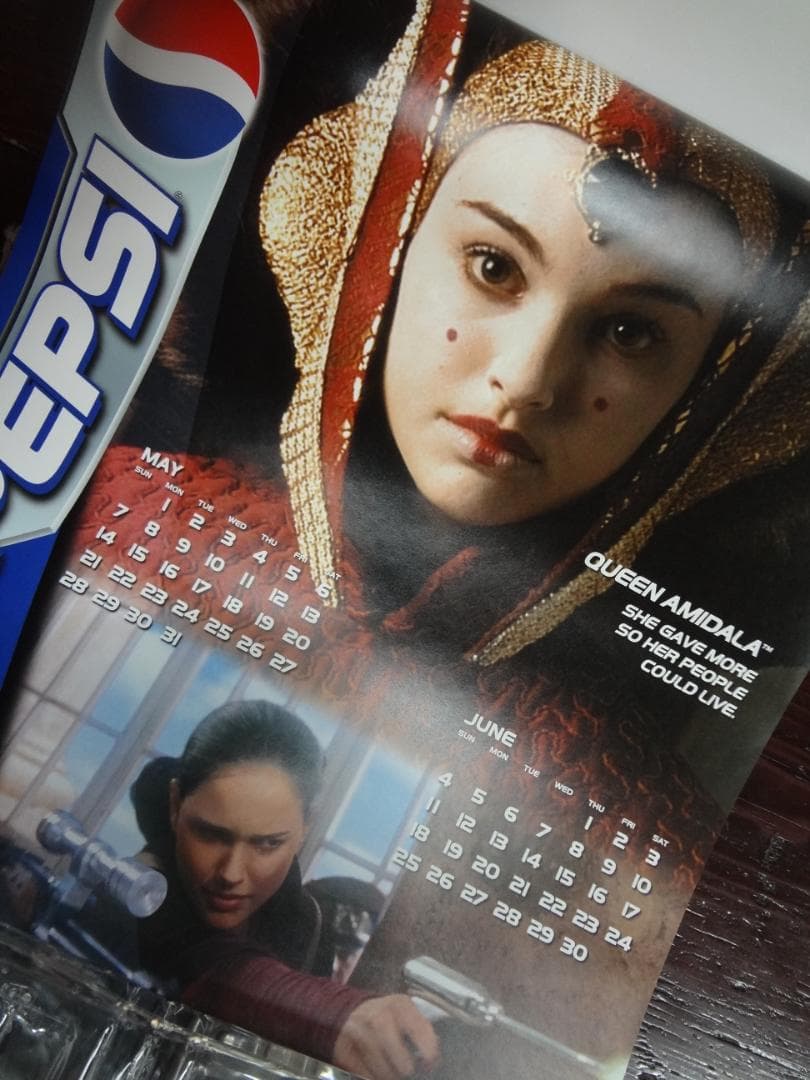 スター・ウォーズ｜STAR WARS　ペプシコラボ2000年カレンダー