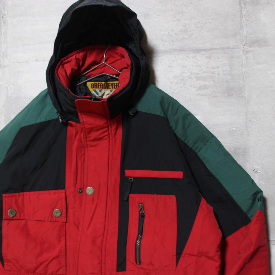【美品 極暖 中綿入】高撥水 ロング丈【M】OBERMEYER スノージャケット