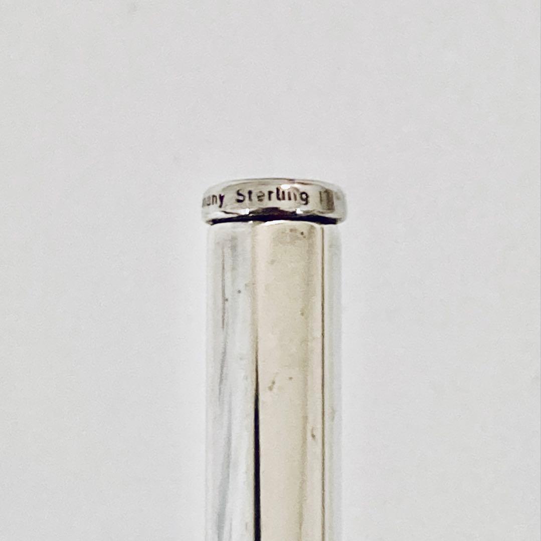 ドイツ製◆ティファニー 純銀ボールペン スターリングシルバー925Tiffany