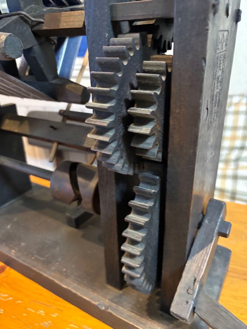 木製糸巻き機