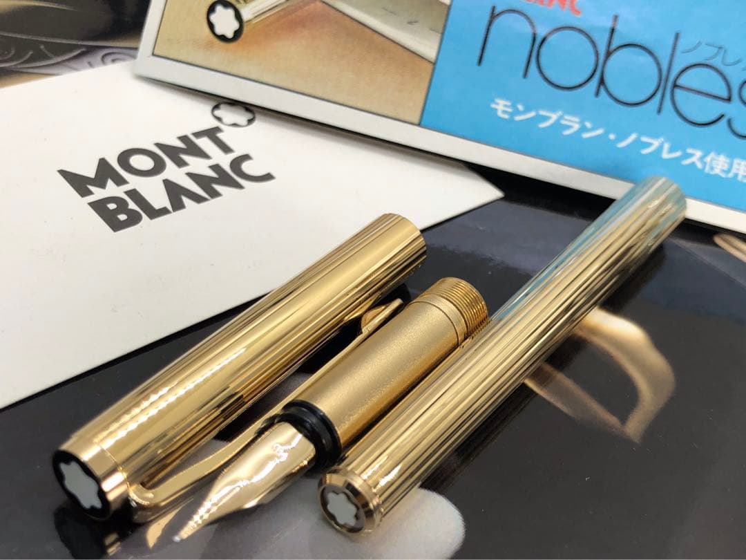⭐️モンブラン⭐️金運を呼ぶ黄金の世界中で支持の高いノブレス・モデルNo1147⭐️