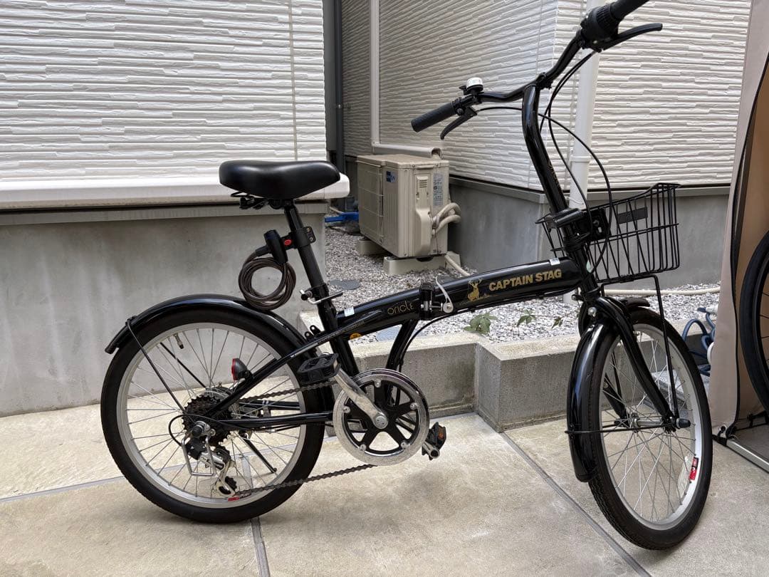 【引取可】CAPTAIN STAG 折りたたみ自転車 FDB206 オリクル