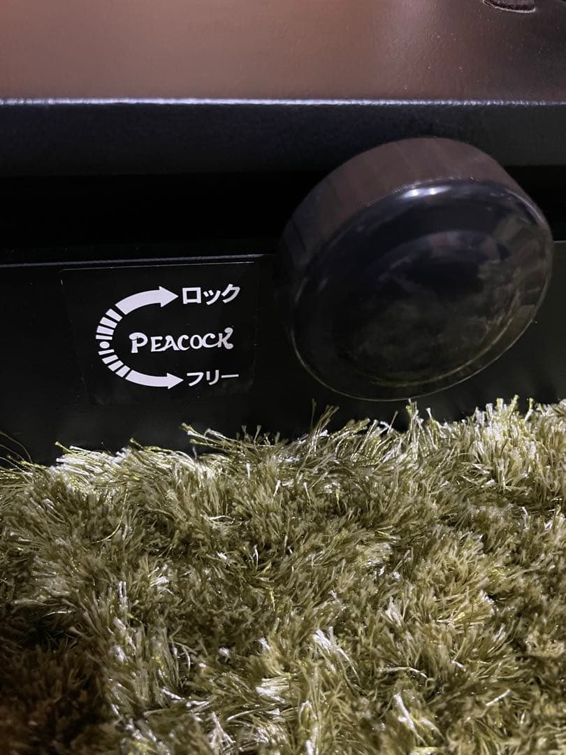 美品　吉澤　peacock ピーコック　ピアノペダル補助台　ピアノ補助ペダル