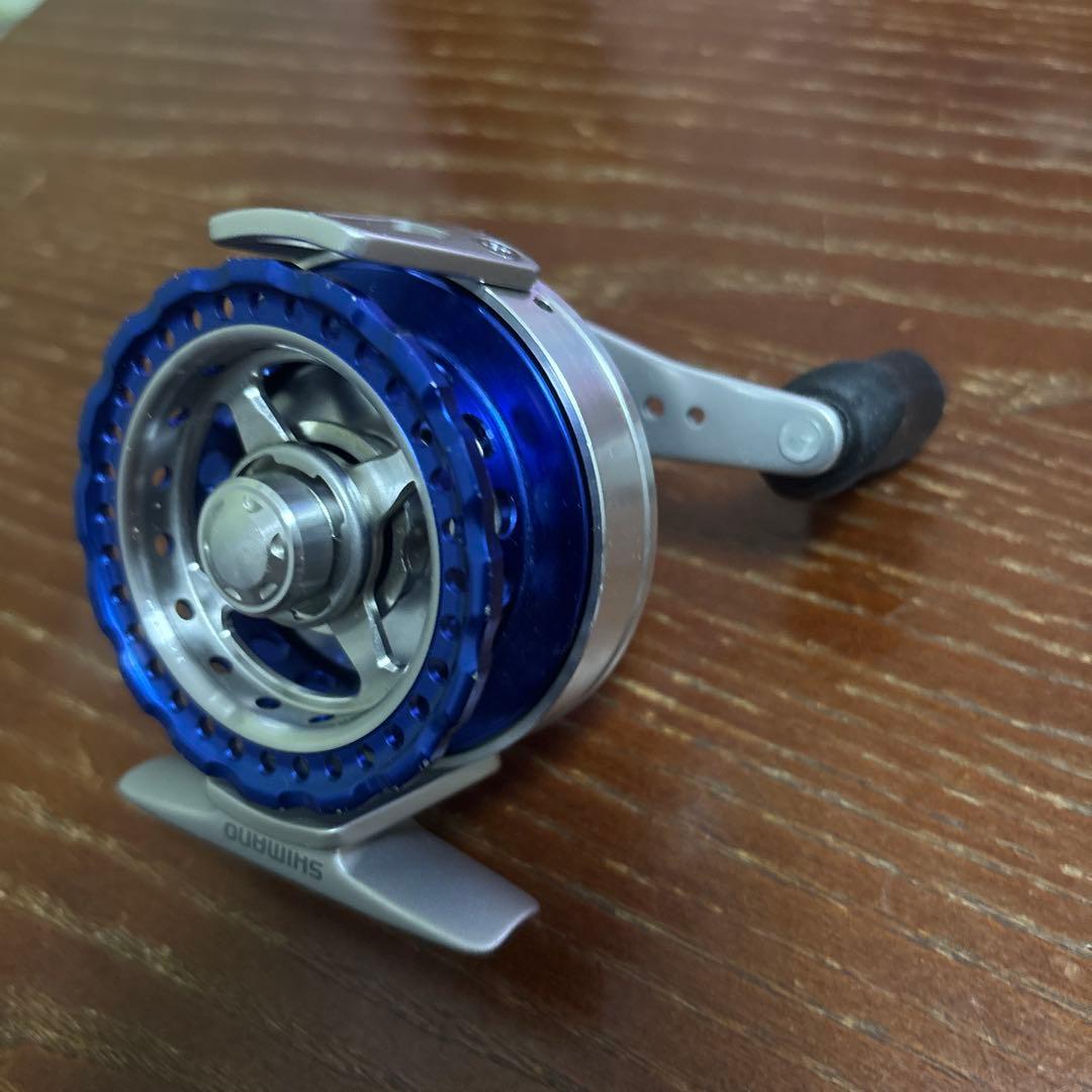 シマノ セイハコウ 60B ブルー　かかり釣りリール