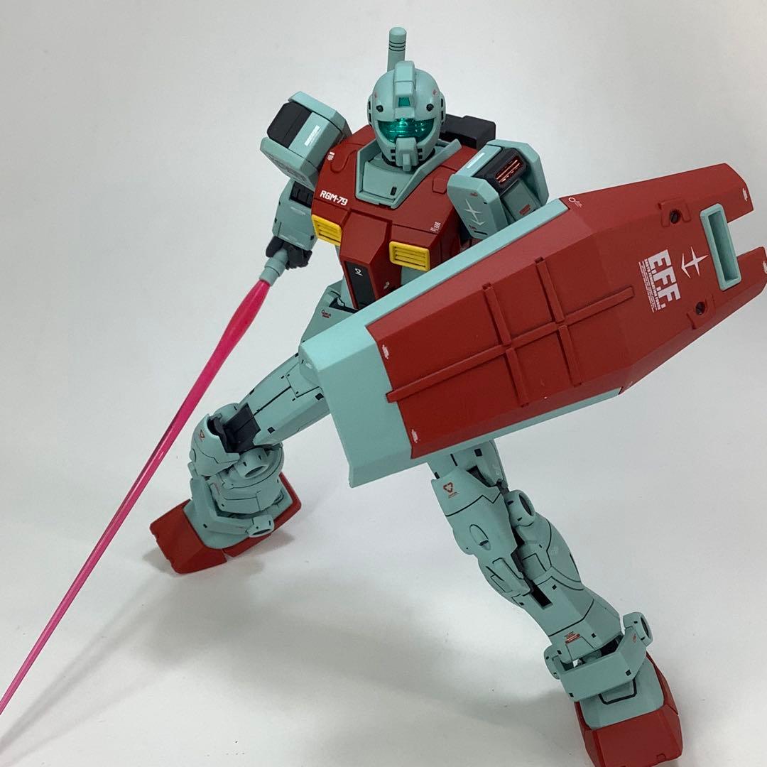HG RGM-79 ジム【ショルダーキャノン装備/ミサイルポッド装備】