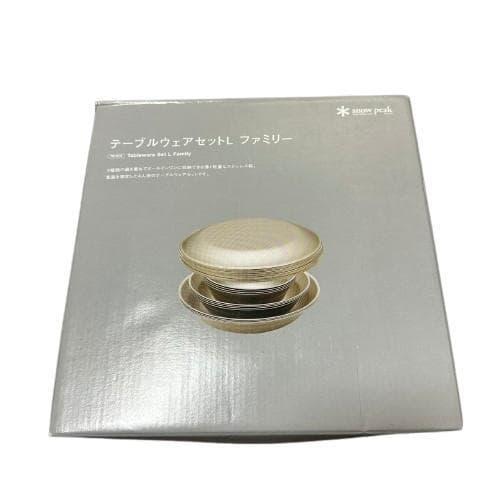 【新品】 peak テーブルウェアーセットL 4人分16個 キャンプ