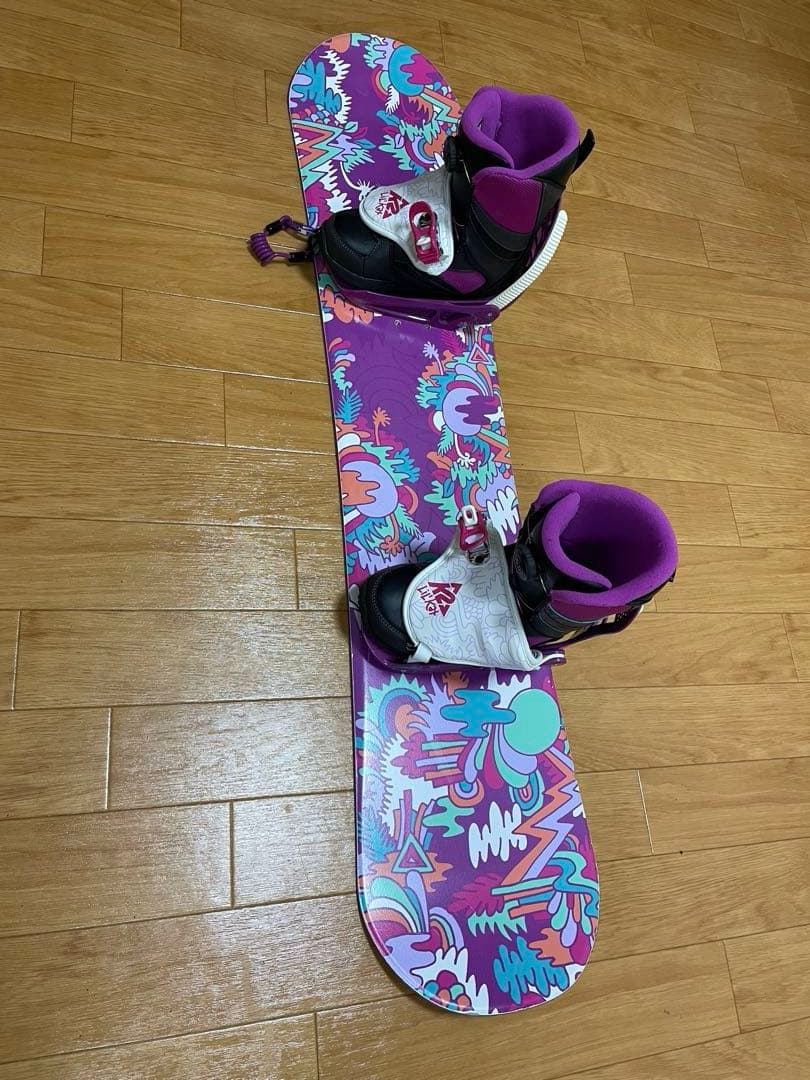 【トンノ】K2 ジュニア スノーボード 120cm ビンディングブーツ ケ
