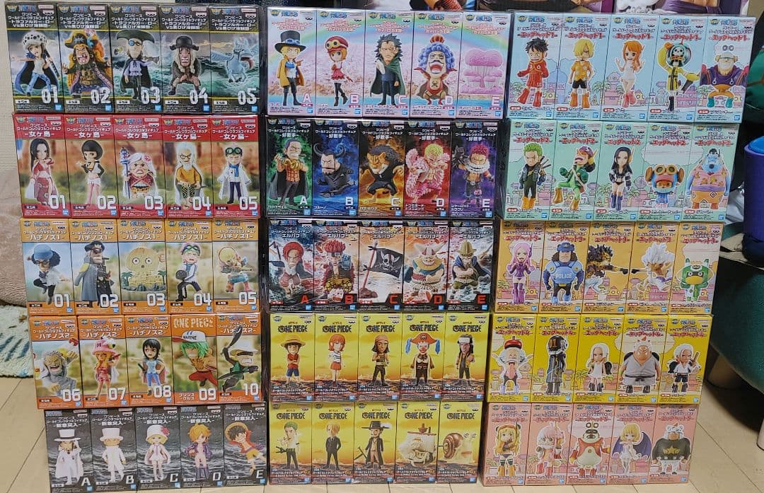 ワンピース　ワールドコレクタブルフィギュア　15セット　まとめ売り