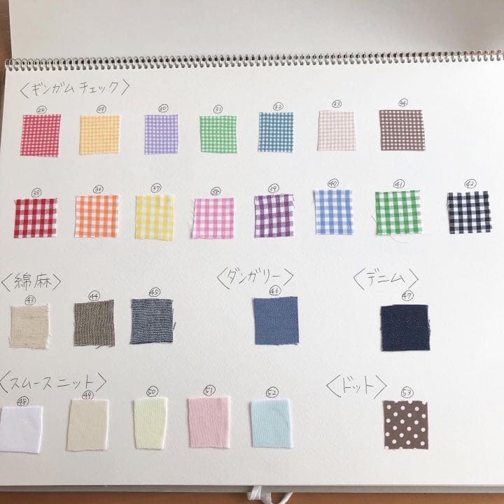 ちびぬい服　生地見本new