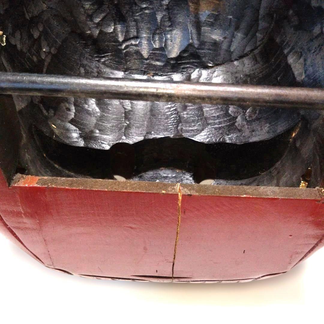 お面木造り