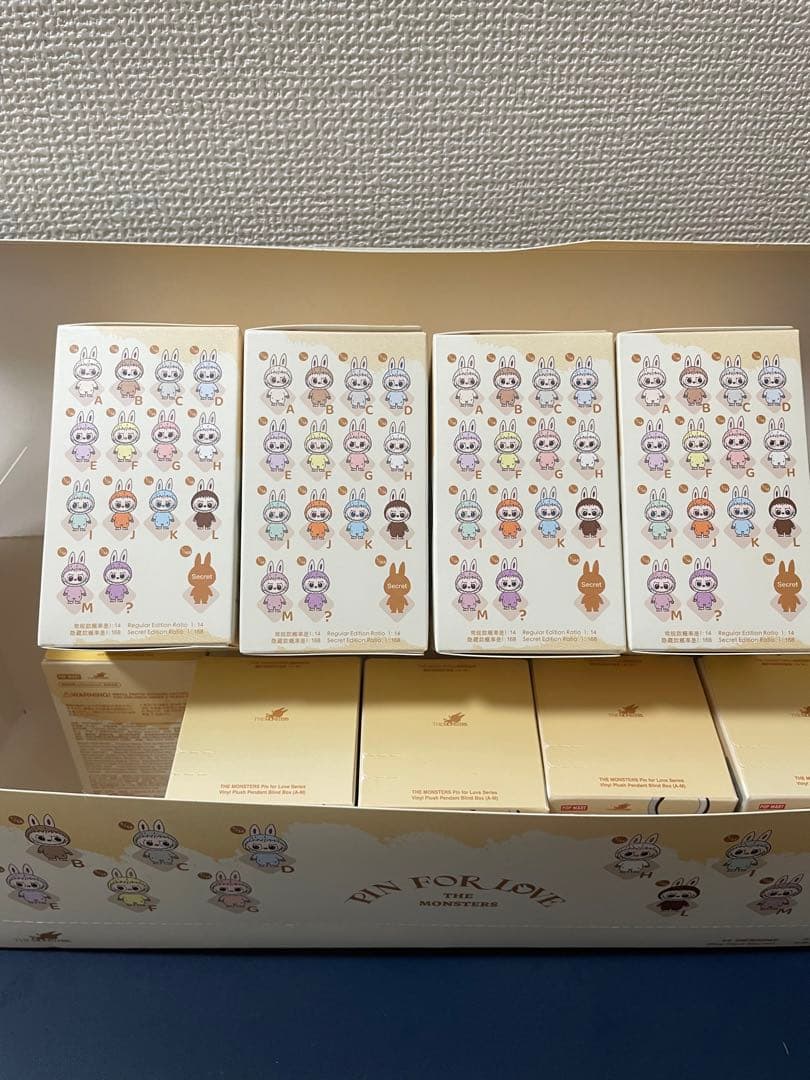 【正規品・未開封】Labubu Pin For Love A~M 4ピース