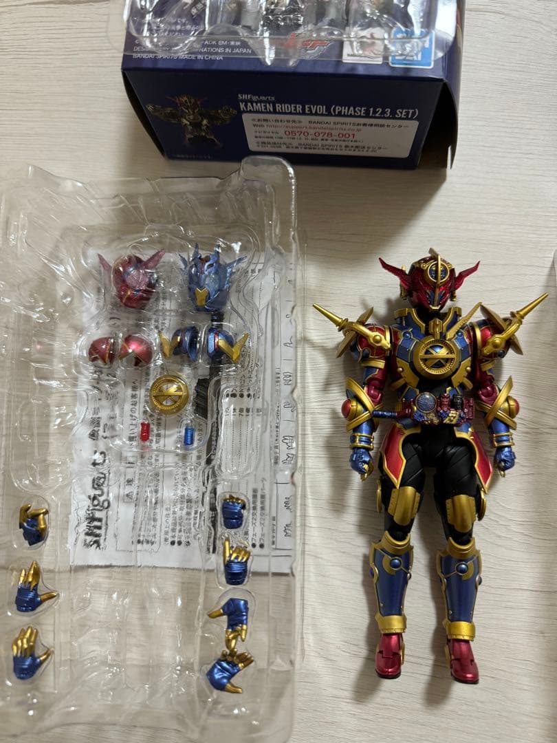 買*O様 S.H.Figuarts 仮面ライダーエボル 4点セット