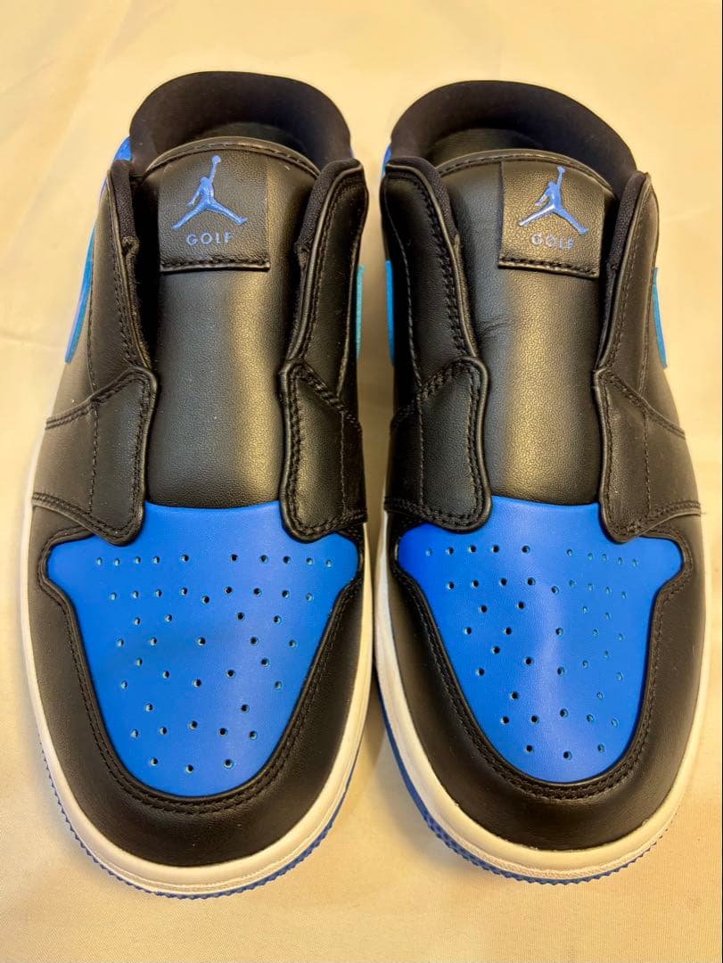 【美品】Jordan 1 Mule Golf　ブラック/ブルー　27.5cm