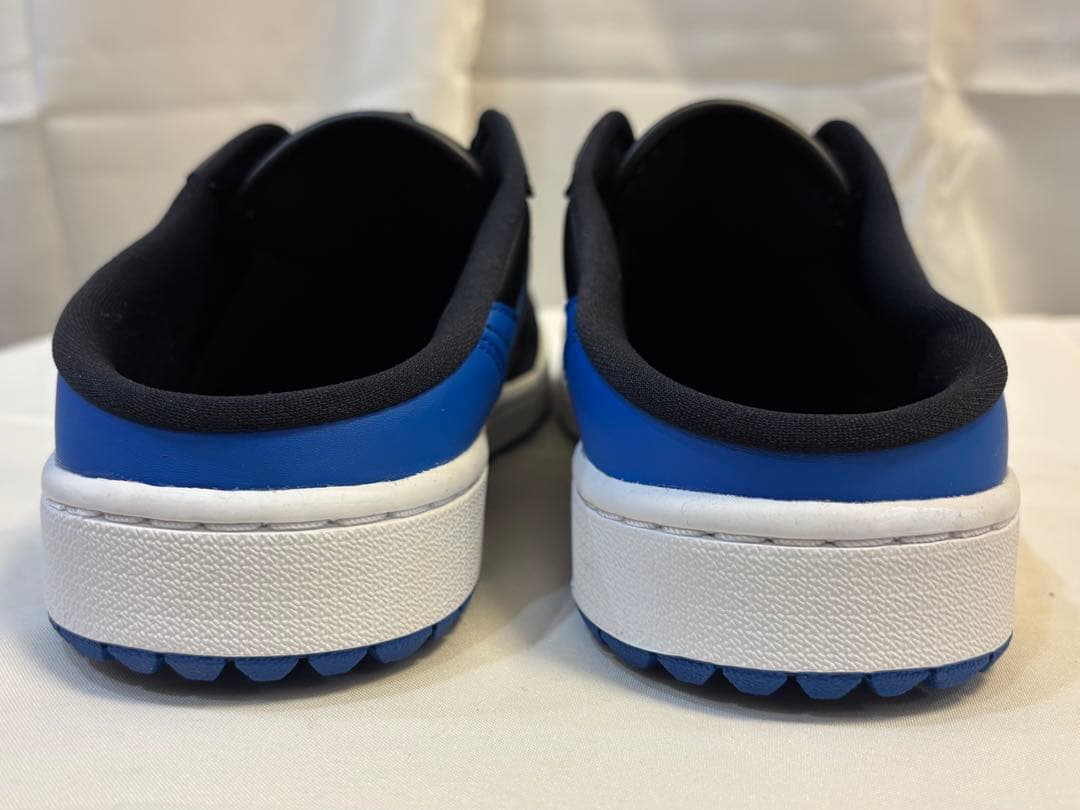 【美品】Jordan 1 Mule Golf　ブラック/ブルー　27.5cm