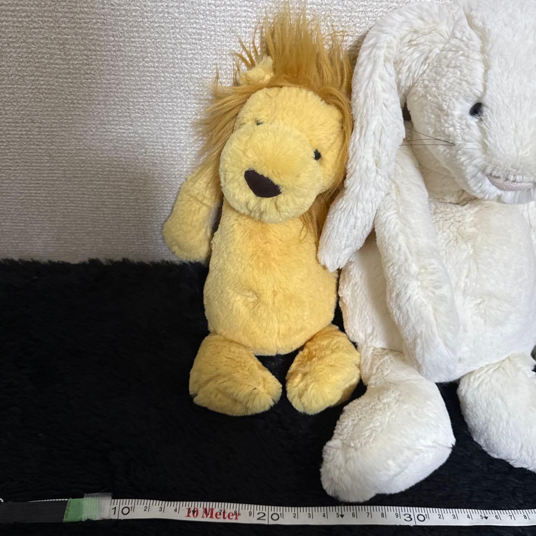 ジェリーキャット ぬいぐるみ 4匹セット ライオン ウサギ イヌ ゾウ