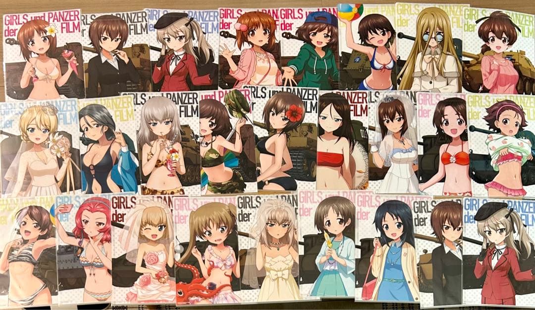 ガールズ＆パンツァー　戦車道大作戦　クリアファイル　まとめ売り　ガルパン
