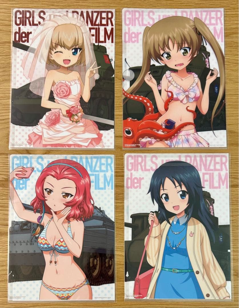ガールズ＆パンツァー　戦車道大作戦　クリアファイル　まとめ売り　ガルパン