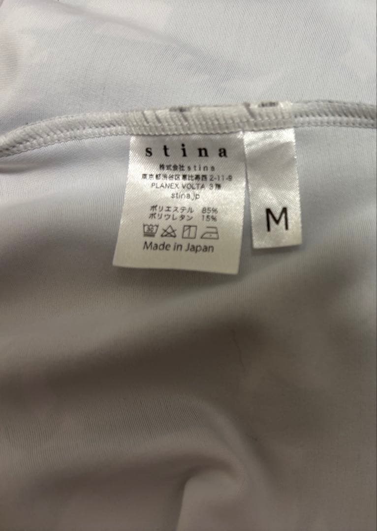 stina フラワープリント 長袖レオタード M