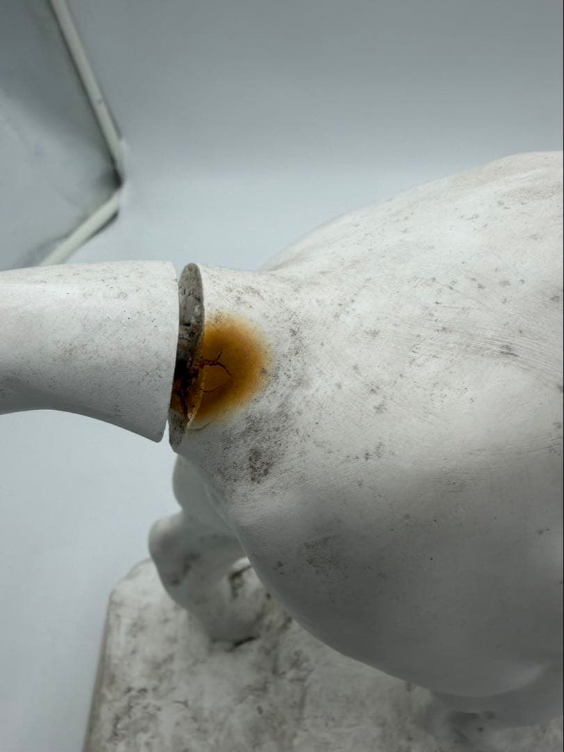 石膏像　ライオン　オブジェ　美術