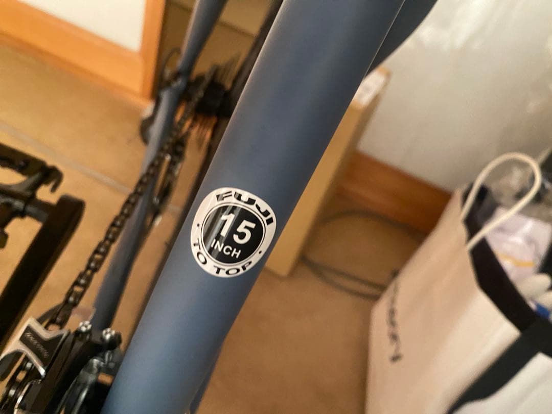 Fuji クロスバイク 15インチ アイスブルー　自転車