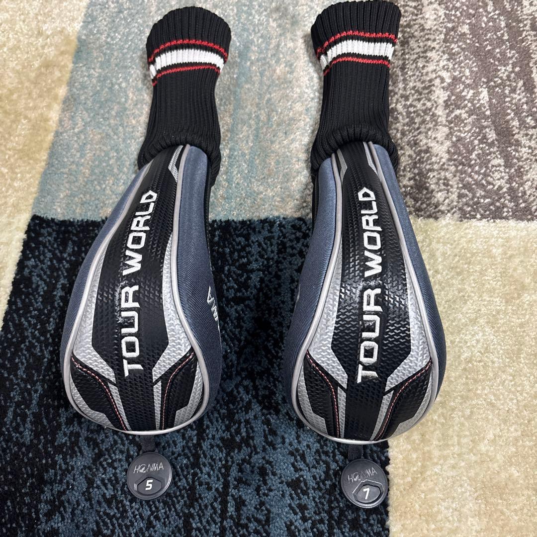 【値下げ】本間　【特注】TOUR WORLD TW737 2本セット　カバー付き