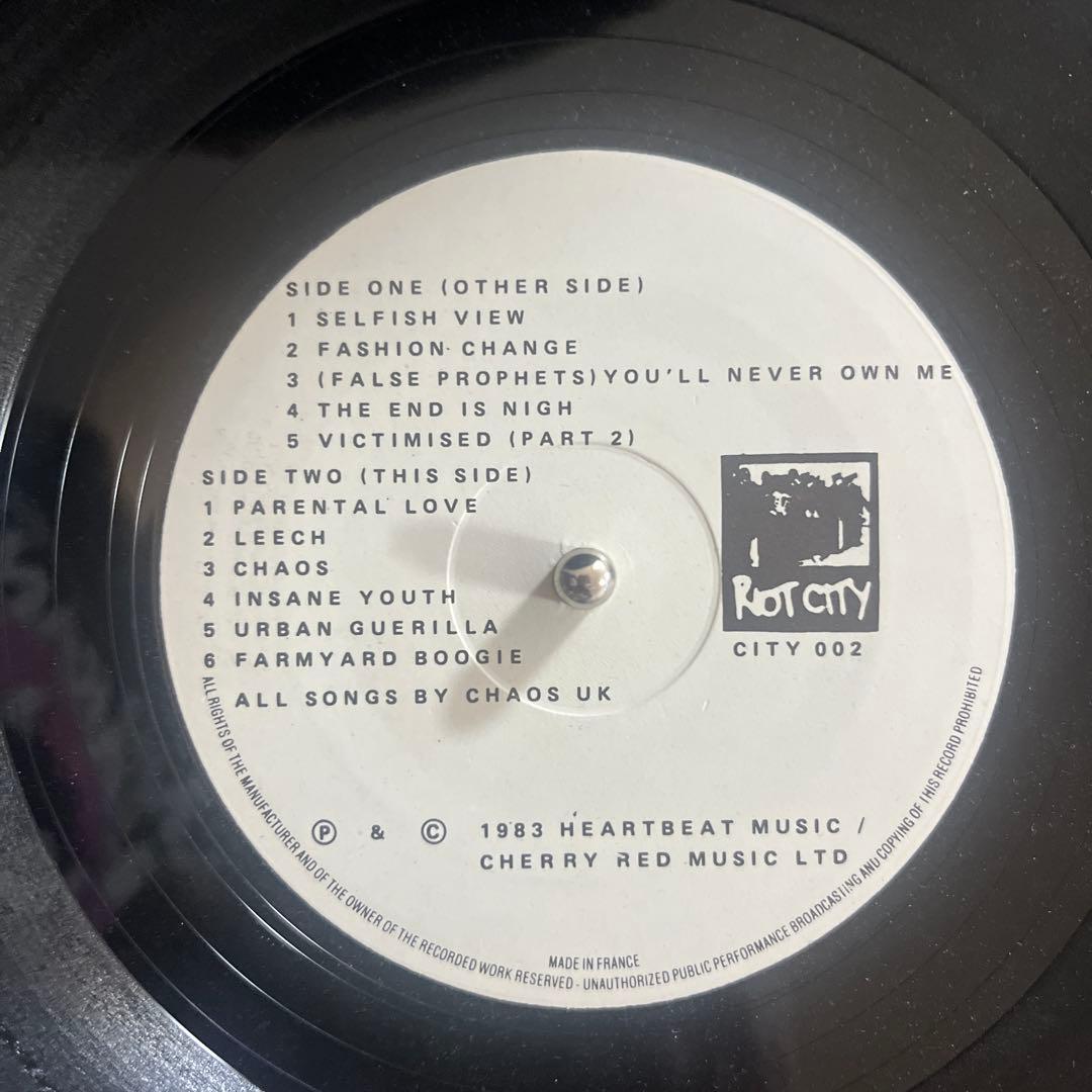 洋楽 Chaos UK - Selfish View (RIOT CITY 002)