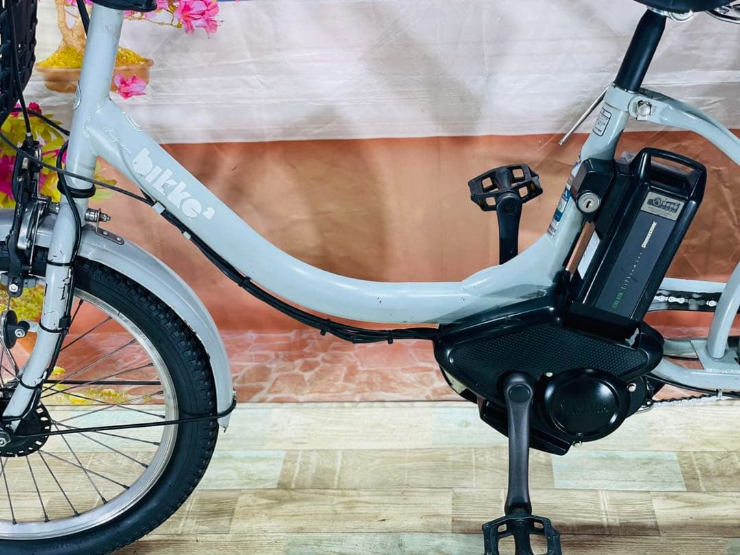 超人気！BIKKE ビッケ⭐️ブリヂストン子供乗せ電動自転車Y2457